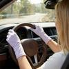 Non-slip Anti-UV Gloves Thin Riding Mittens Summer Ice Silk Gloves  for Women Lady