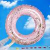 Glitter Sequin Pool Float Swimming Ring Inflatable Swimming Circle  Suit for Over 16 Years Old