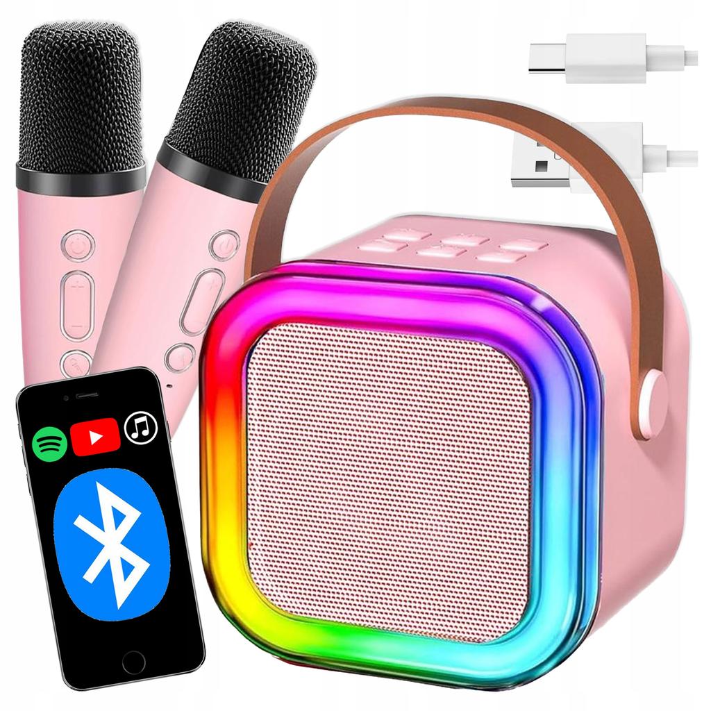 [PACZA] Karaoke Set for Kids 2x Microphone + BLUETOOTH Speaker Z3345R
