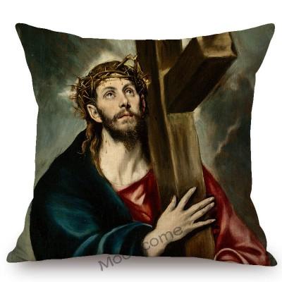 Renaissance Baroque Spain Artist El Greco Famous Religious The Bible Stories Oil Painting Decorative Pillow Case Cushion Cover