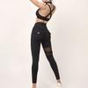 Fashion Gather Halterneck Beauty Back Quick-Drying Exercise Underwear Bra Hip Raise High Waist Sexy Fitness Yoga Pants Suit