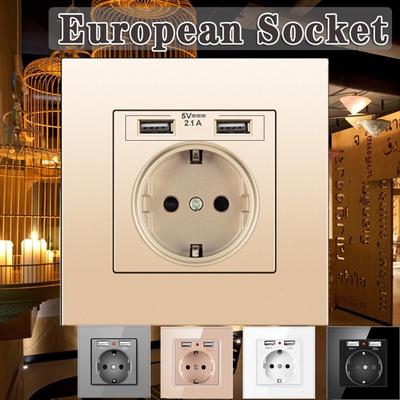 European German Standard French Standard Power Socket Socket European Standard Dual Socket Dual USB Socket