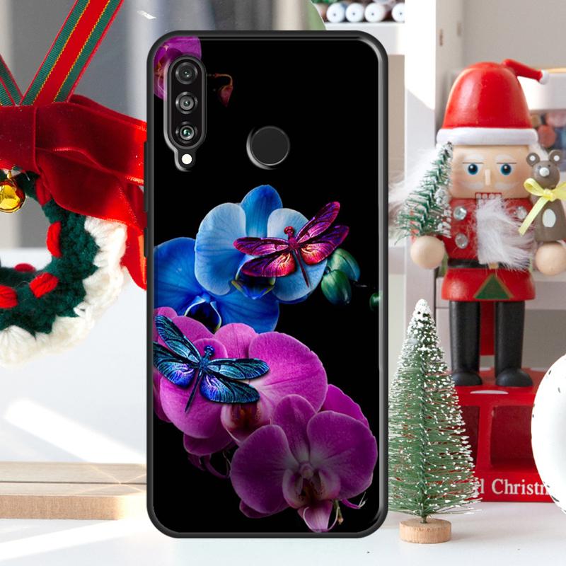 Colorful Dragonfly For Huawei Nova 12i 11i 8i 12s Y73 Y72 Y61 Y91 Y90 Y70 Y60 9 10 SE P60 Pro P30 P40 Lite Case