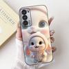 For Edge 20 20Pro 20Lite Phone Cover For Motorola Edge 20 Pro Case Silicone Luxury Fashion Love Cute Cat Girl Funny Cool Painted