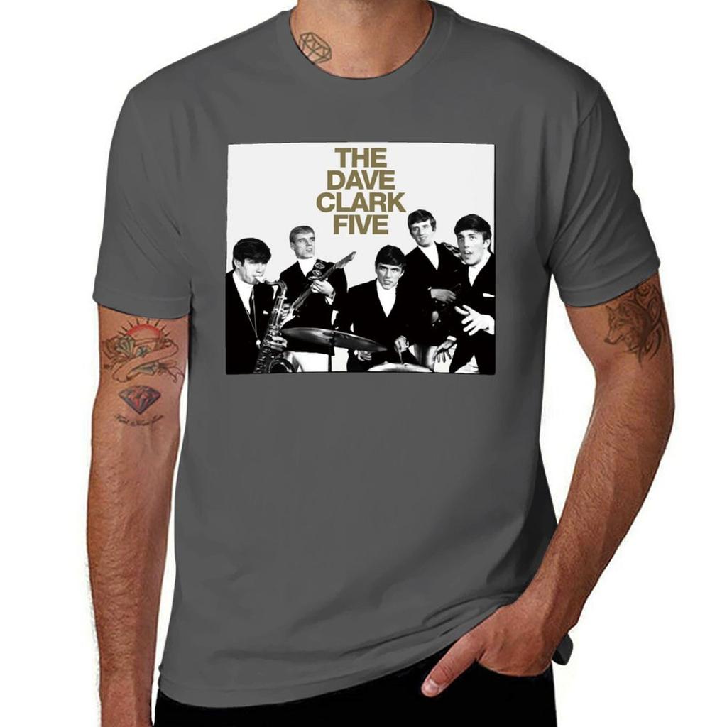 the Dave Clark Five TShirt Basic Solid Color Casual Tee Shirt