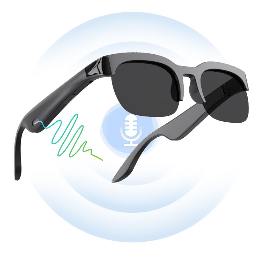 BT Sunglasses with AI Translator Hands-Free Music & Calls Outdoor Sports Headphones UV Protection for Men and Women