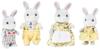 Epoch A1504595 Famille Lapin Gris Sylvanian D'enfance - - Mini-poupée -