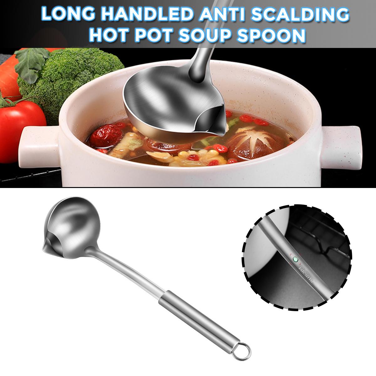 

PDTO Маслоотделитель из нержавеющей стали Половник для супа Сепаратор жира для соуса Ложка-скиммер