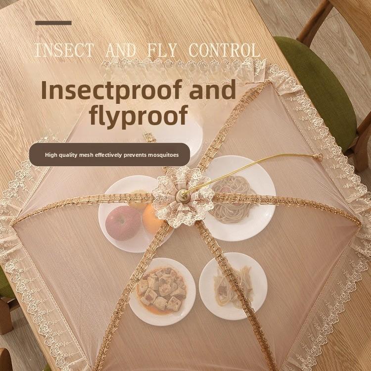 Multifunctional Household Kitchen Lace Vegetable Cover Food Cover Vegetable Cover Folding Dining Table Vegetable Cover Mesh Vegetable Cover