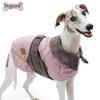 Haustier Baumwollmantel Winter Warm Winddicht Oberbekleidung Im Klassischen Preppy Stil