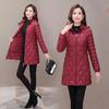 Cappotto Invernale da Donna di Media Lunghezza Slim-Fit Leggero Giacca Semplice con Cappuccio per Mamma
