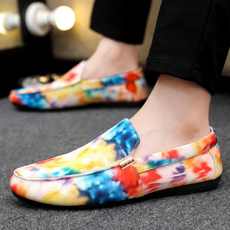 Fashion Fashion Men Casual Shoes Breathable Slip on Mesh Walking Running Sneakers Non-slip Flats Lightweight Sport Shoes Driving Loafers