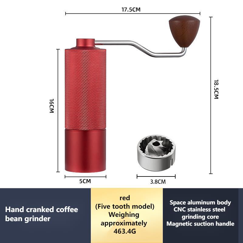 Hand Cranked Bean Grinder Hand Ground Coffee Machine Coffee Bean Grinder Manual Coffee Grinder Kitchen Bar Counter Utensils