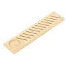 Embroidery Floss Bobbin Rack 12 Slots Bamboo Portable Rectangular Thread Plate Holder Sewing Supplie