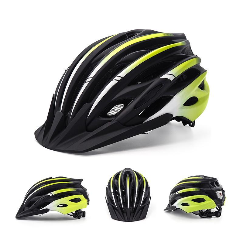 Full-Shell Mountain Bike Helmet Adults Outdoor Trail Cycling Safety Gear With Integrated LED Light