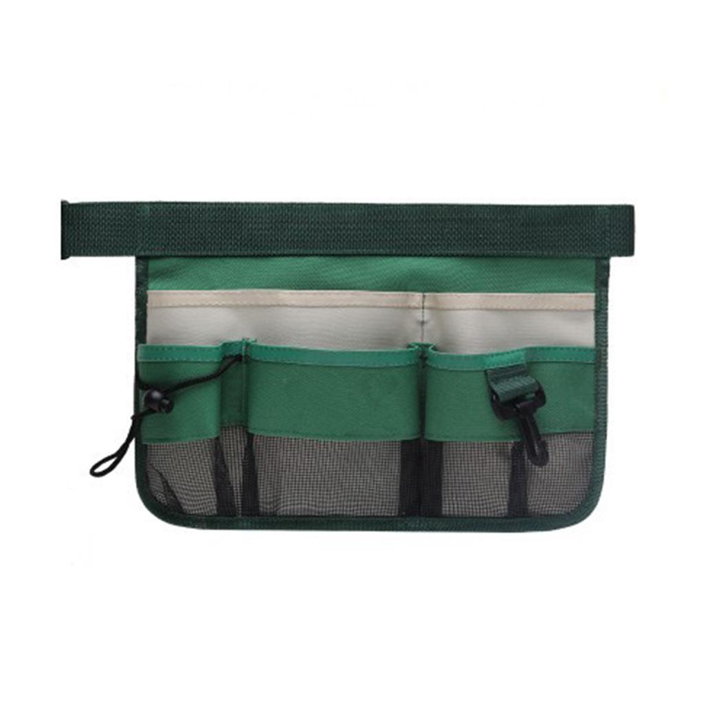 

Сумка для инструментов из ткани Оксфорд с несколькими карманами и регулируемым ремнем, сумки для хранения столярных изделий, органайзер для аксессуаров, зеленая зелёный