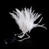 1920s Feather Headband with Rhinestones: Bachelorette Party & Masquerade Accessory