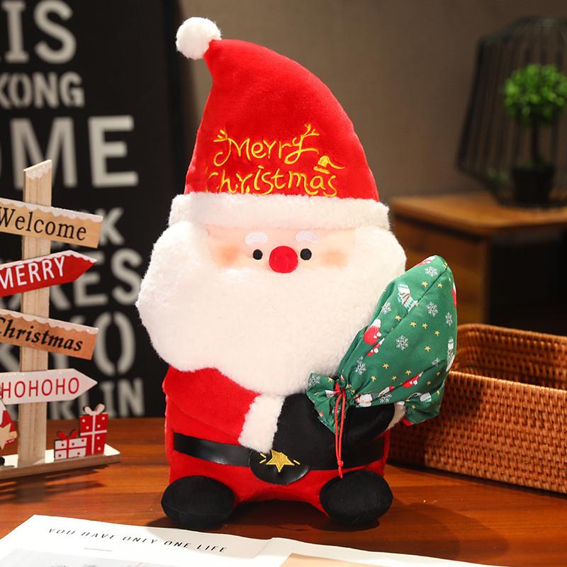Christmas Santa Doll With Pp Cotton Filling For Home Party Gift Giving