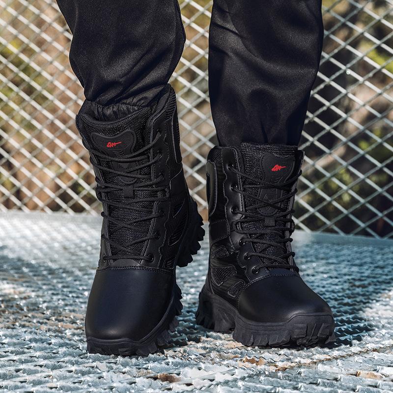 Cross-border tactical boots high-top medium-top outdoor combat boots men's boots desert boots battlefield men's boots