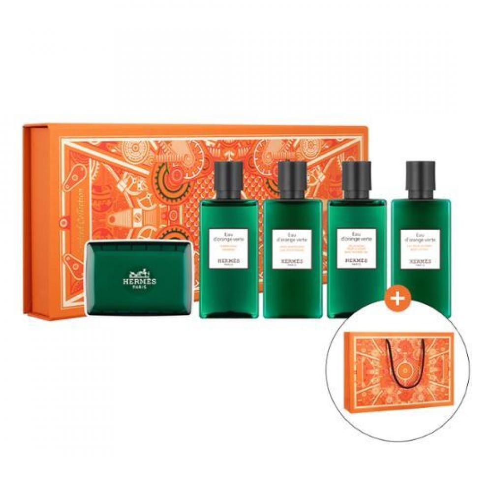 

Hermes Amenities Hermes Odorange Verte Hair Body Gift Set Шампунь 80 мл + Кондиционер 80 мл + Гель для душа 80 мл + Лосьон для тела 80 мл + Парфюмированное мыло