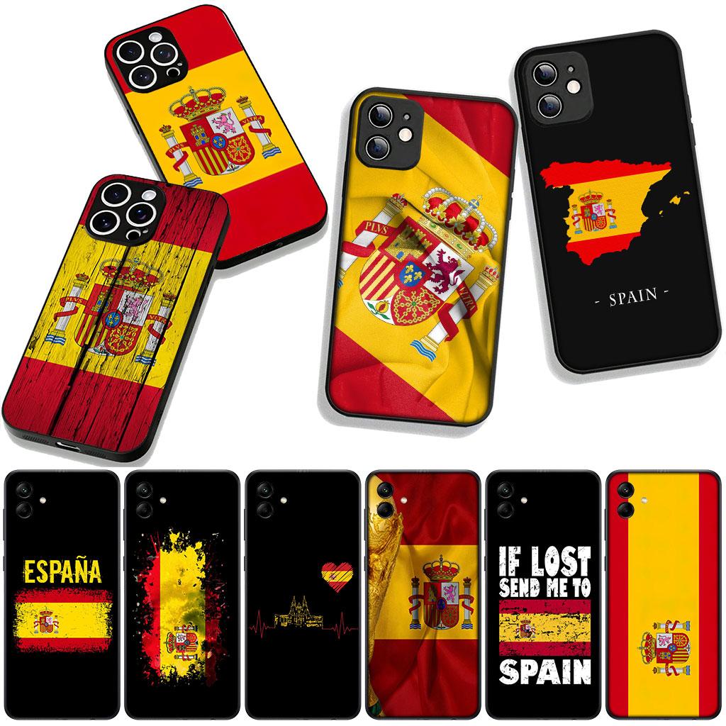 Cover for Xiaomi Redmi Note 11 15 8 9 10 Pro Plus A5 9A 9T 10A 10C 9C NFC 15C 8T Casing Phone Case Yellow Red Spain Flag