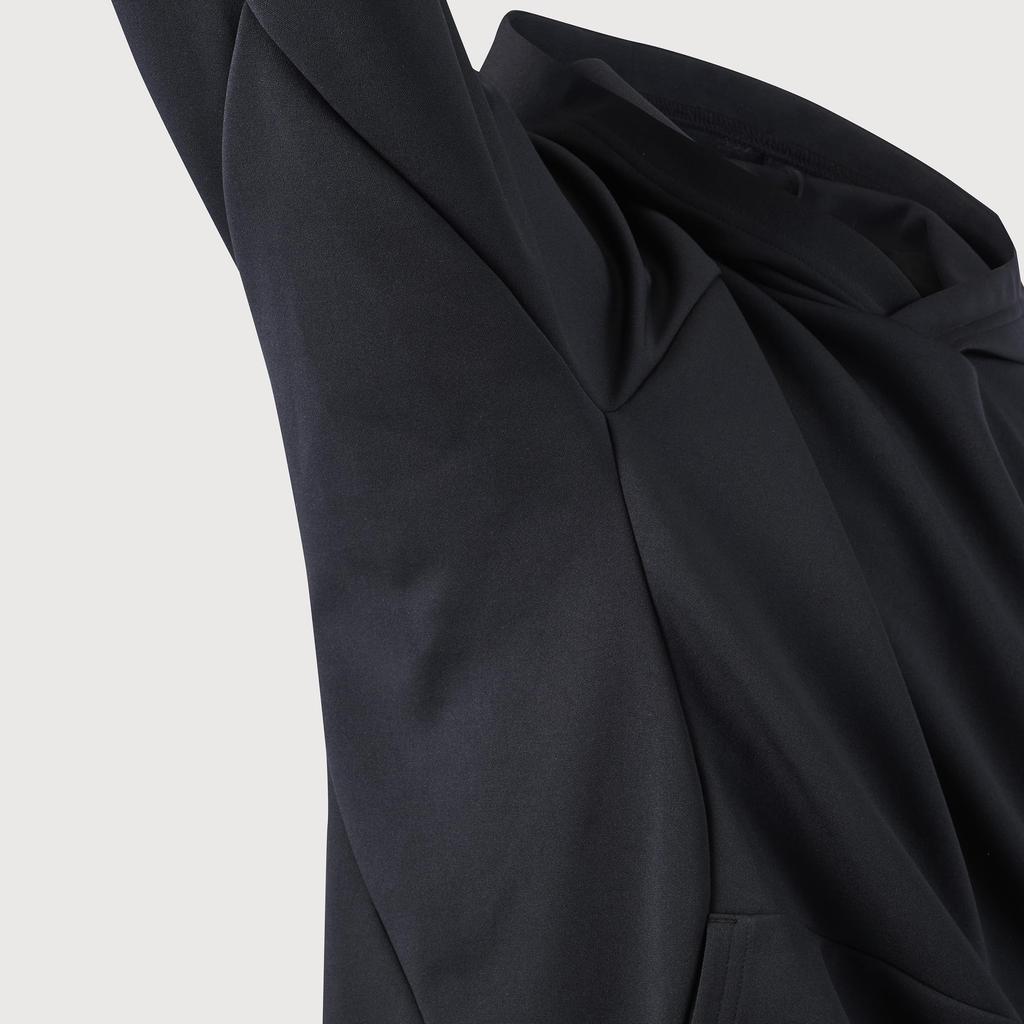 DESCENTE Sweatshirt by Yuki Sweatshirt Perfect for and Warming DV5SSW01U BK00 [Worn Ishikawa] Hoodie, Moisture-Wicking, Stretch, Volleyball, Movement,