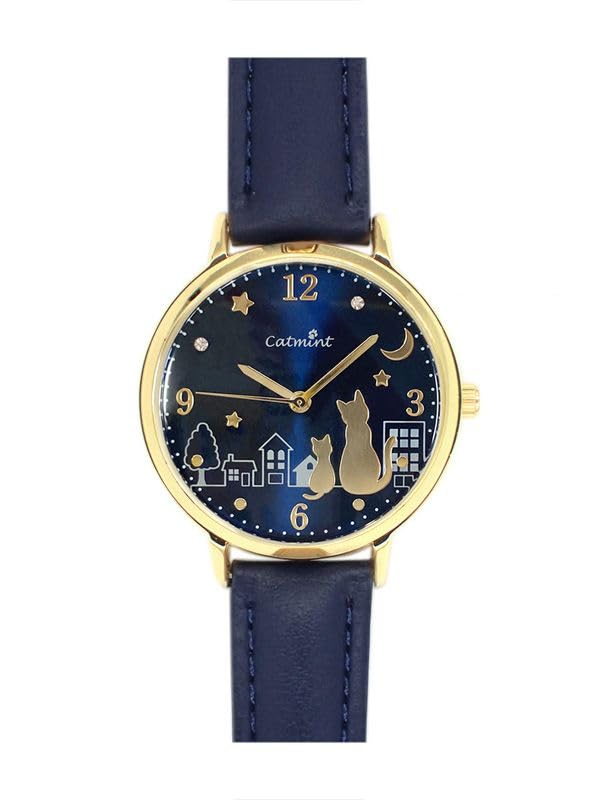 

[Подписаться] Часы catmint Night Cat Watch H03822A-1 NV мужские синие