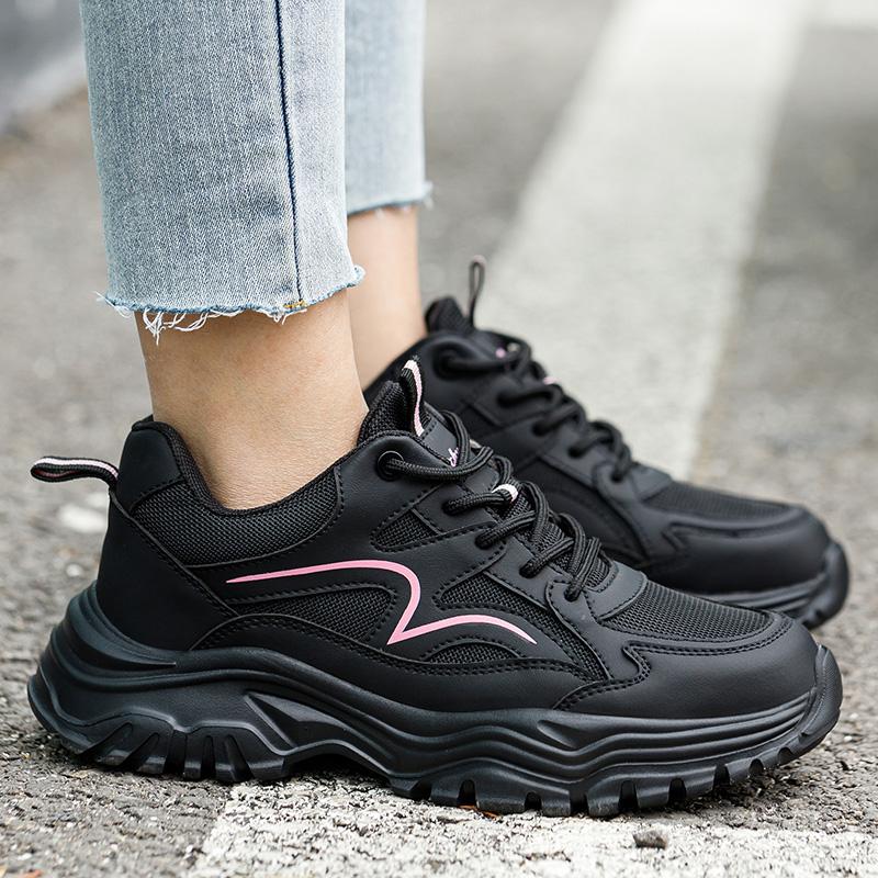 New Fashion Women Safety Shoes For Work Safety Boots Breathable Steel Toe Puncture Proof Sport Work Sneakers Slip-Resistant