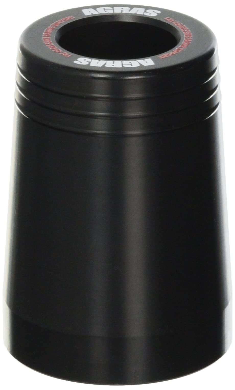 

AGRAS Slider Repair Frame with Logo (Cone Type) Mounting Hole Diameter: 10mm Total Length: 70mm Outer Diameter: 50mm Duracon: Black 342-00R-P70B
