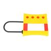 4 Holes Tagout Lockout Hasp Multi Function Insulated Secure Locking Tamper Proof for Padlocks