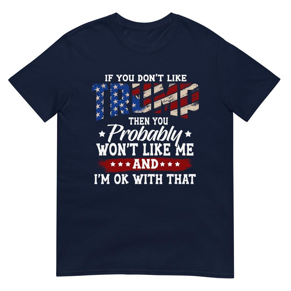 Trump 2024 American Flag 4th Of July Trump 2024 Tshirt S