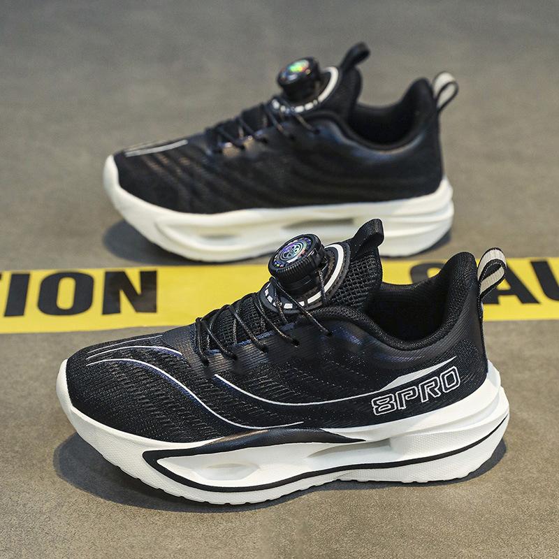 Children's sports shoes summer mesh new running shoes primary school students physical education class running shoes soft sole shock-absorbing breath