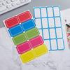 White and Blue Self-Adhesive Handwritten Label Stickers with Index Notes