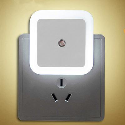 Mini Niedliche Wand Plug-in LED Nachtlicht Auto Sensor Nachttisch Lampe Für Schlafzimmer Kinderzimmer Flur Korridor Treppen EU Stecker