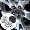Automobilio rato centro stebulės dangtelis Ženklelis Apsauga nuo dulkių Dangteliai Emblema Lipdukas Toyota Yaris Hilux Corolla Prius Avensis Emblema Auris Rav4