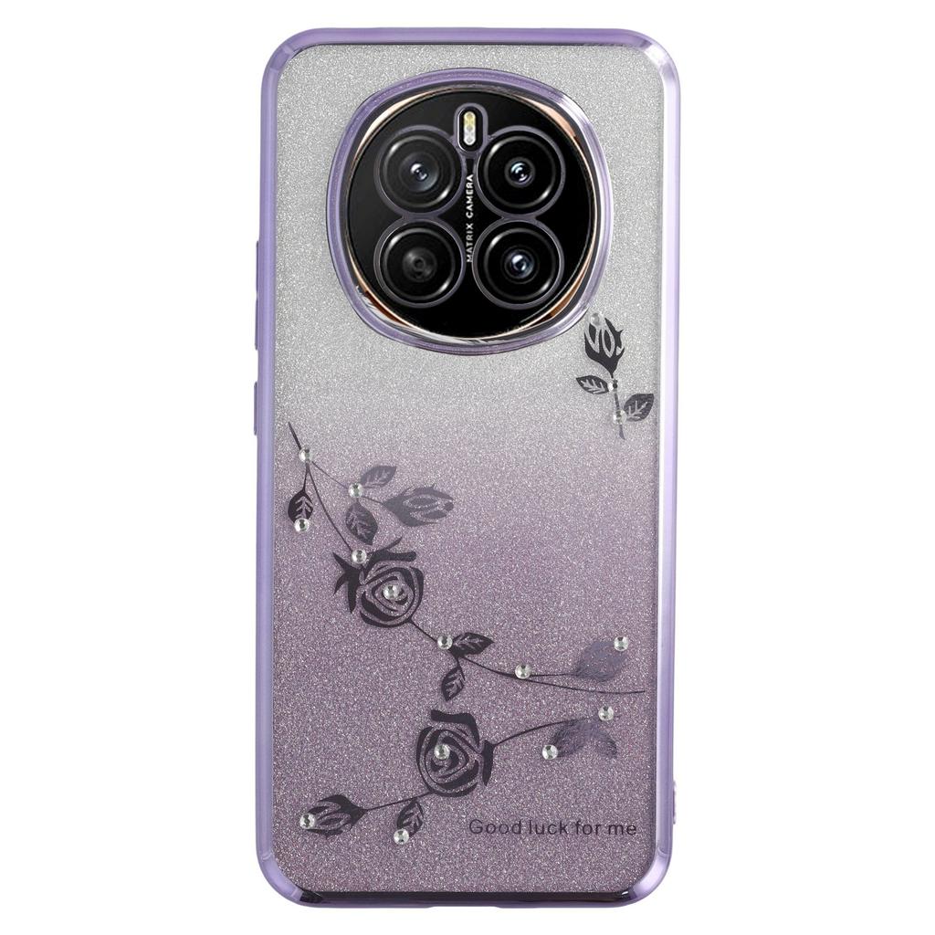 KADEM Für Honor Magic7 5G Hülle Blume TPU Flexibel Farbverlauf Handyhülle