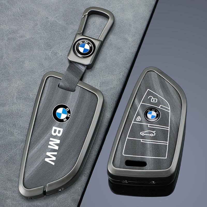 Leather Car Remote Key Case Protector Holder For BMW F20 G20 G30 X1 X3 X4 X5 G05 X6 G02 F48 G30 X7 G11 F15 F16 G01 Stickers cyhk37
