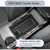 (Update) 2021 2022 2023 2024 Toyota Venza Center Console Organizer 2022 2023 2024 Toyota Venza Accessories ABS Black Materials Tray Armrest Secondary