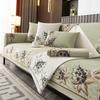 Chenille Sofa Mat Four Seasons Bigflower Anti Slip Leather Sofa Cover All Inclusive Universal Backrest Cover Cloth Towel
