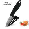 Ceramic Knife 3 4 5 6 Inch Sharp Kitchen Chef Knives Utility Slicer Paring Serrated Bread Meat Cleaver with Sheaths Black Blade