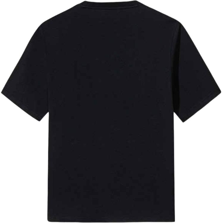 Anta Kyrie Irving Series Breathable Versatile Casual Short Sleeve T-Shirt Unisex Tops Basic-Black 172521127-2
