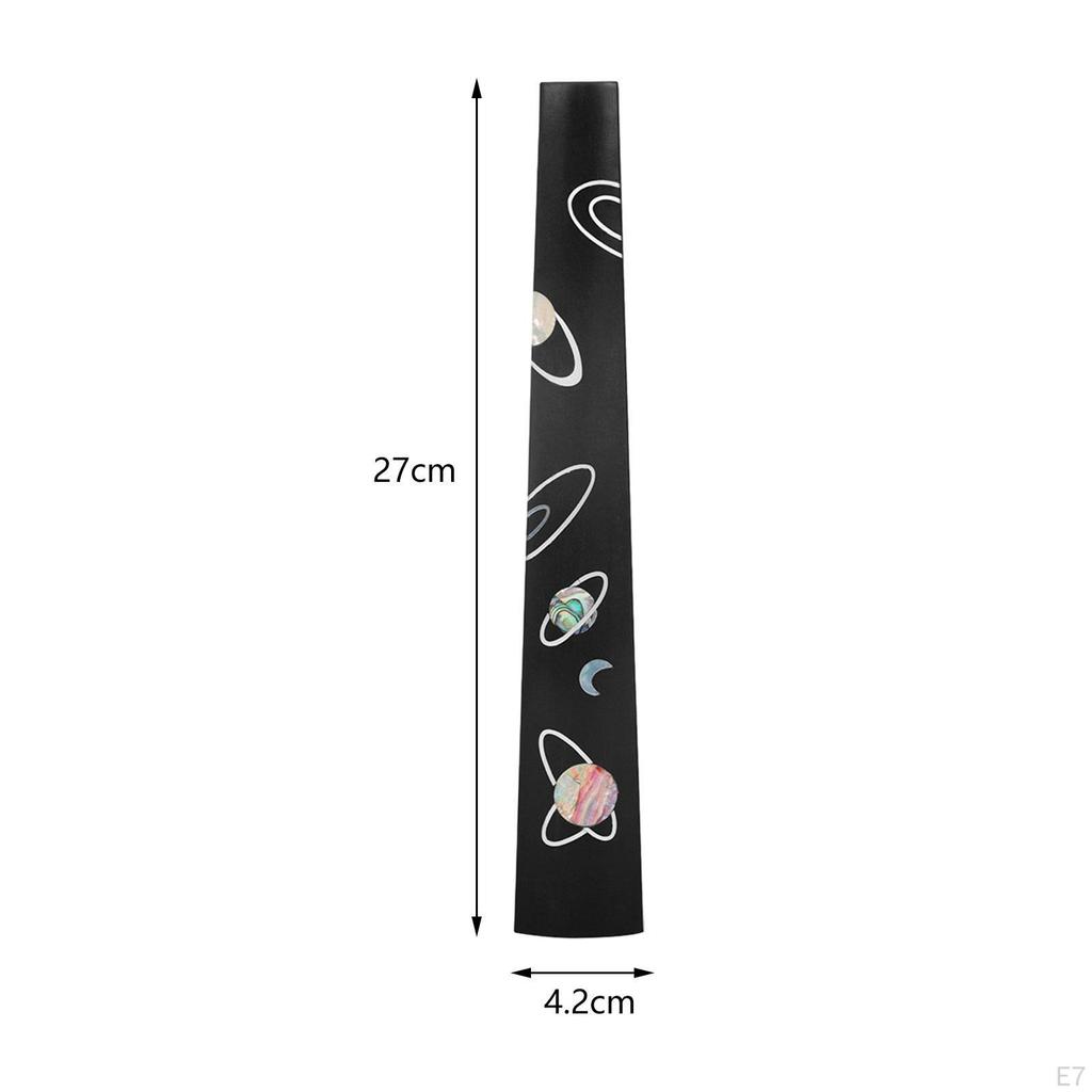 4/4 Full Size Violin Fingerboard Instrument Parts Repair Ebony Wood Fretboard for