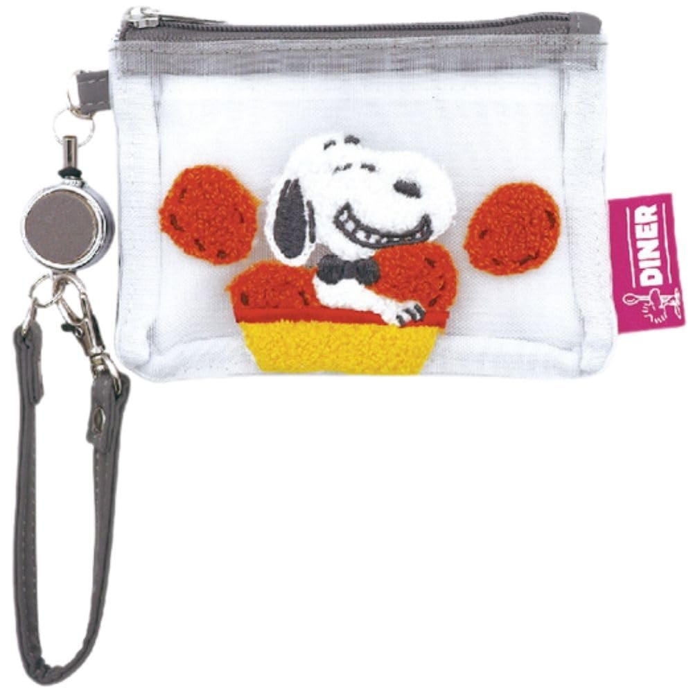 

Marimo Craft Snoopy Mesh Series Mesh Pass Case, Nugget, Approx. W115 x H80 x D10mm SPPS-115