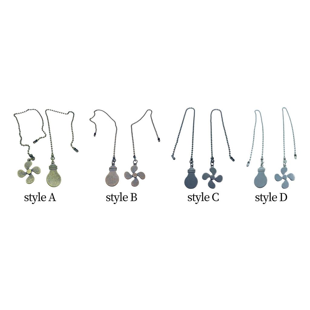 Ceiling Fan Pull Chain Ornaments Fan Extension Chain for Lamp Ceiling Fan