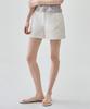 Deuloupisumeon One-Pleat Twill Cotton Shorts [L.Beige]