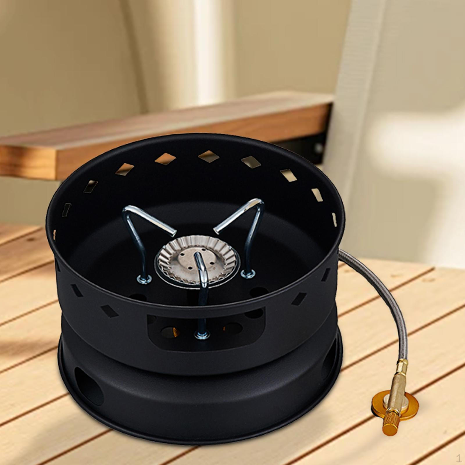 Ветрозащитная походная газовая горелка, легкая портативная горелка для кемпинга, рюкзака