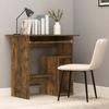 815477 vidaXL Desk Smoked Oak 80x45x74 Cm Engineered Wood