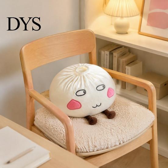 Süßes Plüsch-Elfenkissen Knödelkissen, Gedämpftes Brötchen Stofftier, Weiche Faule Geburtstagsgeschenke für Freunde Sofakissen, 28/40cm Heimdekoration Schlafzimmer,
