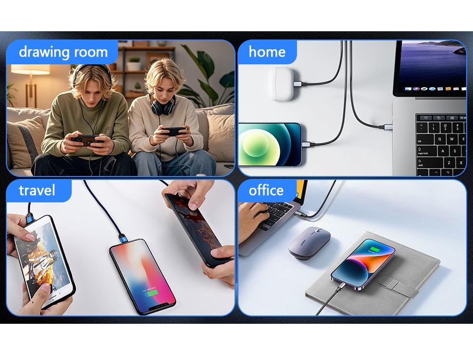 660W High-Power Multi-Port GaN Fast Charger for Phones & Tablets - Universal Desktop Charging Station