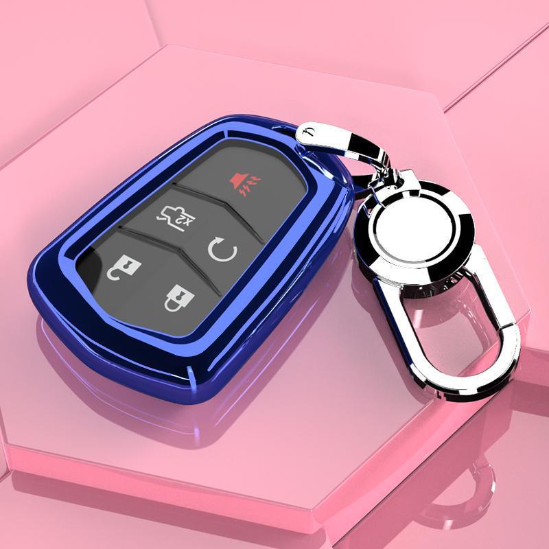 Cadillac ATSL Key Cover for 2014-2018 28T Luxury Models - Five-Button Remote Control Shell